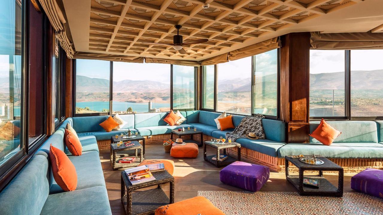 Widiane Resort Bin El Ouidane Exterior photo The lounge at the hotel