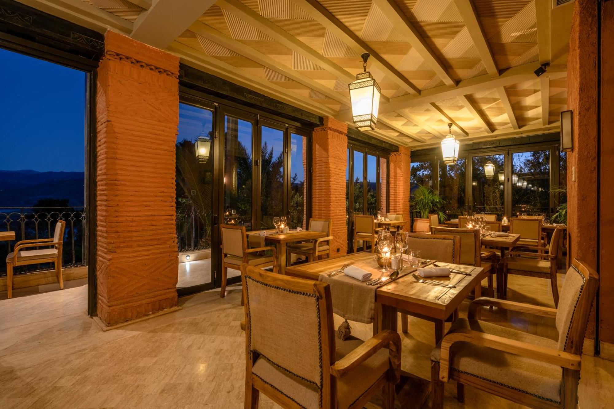 Widiane Resort Bin El Ouidane Exterior photo Restaurant